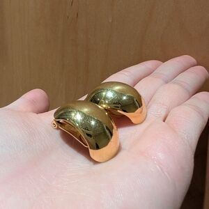 Dior Gold Clip-On Earrings